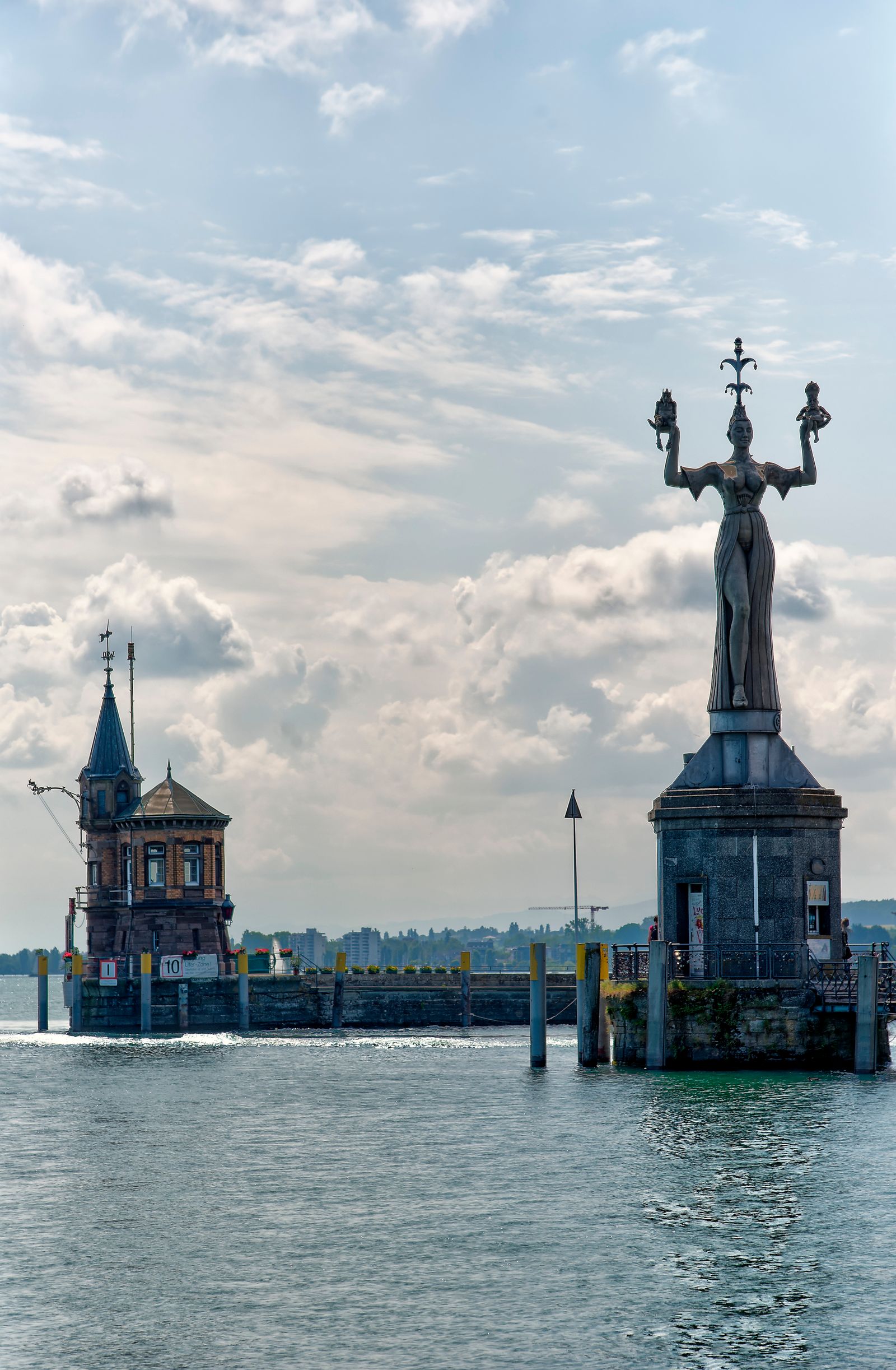 Wahrzeichen Imperia im Hafen von Konstanz